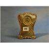 Image 1 : An Edwardian bedroom timepiece contained in a planished silver easel case Birmingham 1906 £50-75...