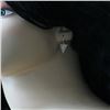 Image 2 : 0.52 ct F, SI2-I1 Pavé Diamonds Triangle Geometric Dangle Drop Earrings 14Kt  Yellow Gold 3.41 gms