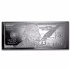 Image 1 : 4 oz Silver Bar - 2015 $100 Bill (w/Box & COA)