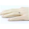 Image 3 : 0.04ct Pavé Diamonds in 14K White Gold Double Bar T Cuff Ring - Size 7