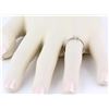 Image 5 : 0.04ct Pavé Diamonds in 14K White Gold Double Bar T Cuff Ring - Size 7