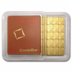 50x 1 gram Gold CombiBar™ - Valcambi (In Assay)