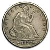 1873-S Liberty Seated Half Dollar w/Arrows AU-55 LOW MINTAGE RARE!