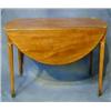 Image 1 : A Georgian mahogany Pembroke table fitted a drawer raised on square tapering supports ending in b...