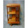 Image 1 : An Edwardian square inlaid rosewood revolving bookcase 19" £700-800...