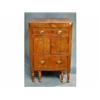 Image 1 : A Georgian mahogany enclosed wash stand fitted a drawer above a double cupboard with bidet drawer...