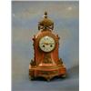 Image 1 : A  fine quality French 19th Century 8 day striking mantel clock with enamelled dial and Arabic nu...