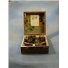A Japanned metal sextant by Henry Hughes & Sons Ltd, boxed and with certificate £100-150...