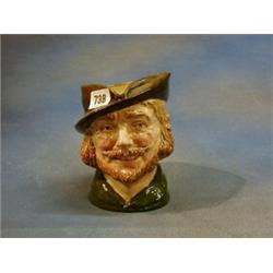A Royal Doulton character jug Robin Hood, base marked Doulton Copyright 1946, Doulton & Co Ltd RD...