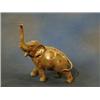 Image 1 : A Japanese late Satsuma porcelain figure of an elephant 7" (1 tusk f) £30-50...
