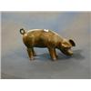 Image 1 : A bronze figure of a standing pig 8" £40-50...