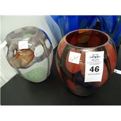 4 Art Glass Vase - 4 Times the Money - No Shiipping