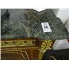 Image 2 : Marble Top Gold Accented Cabinet