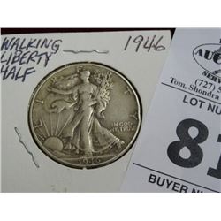 1946 Walking Liberty Half