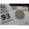 Image 1 : 1874 Seated Liberty Quarter