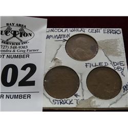 Lincoln Wheat Cent Errors