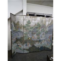 Oriental 6-Panel Privacy Screen