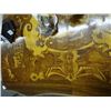 Image 4 : Inlaid Wood French Provencial Brass Accent Desk