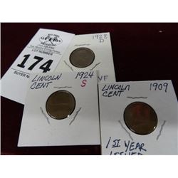 Lincoln Cent 1909, 24,28 (3)