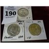 Image 1 : 3 - 1948/1952 Franklin Half Dollars - 3 Times the Money