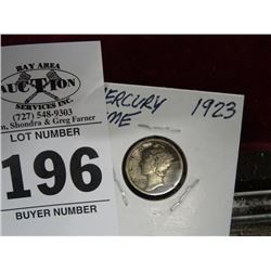 1923 Mercury Dime