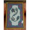 Image 1 : Framed Leaded Glass Panel