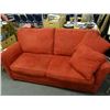 Image 1 : Red Micro Fiber Sofa