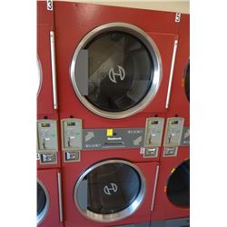 Huebsch #HTT30NBCB2G2W01 30 Lb. Capacity Double Stack Dryer ID #5/6