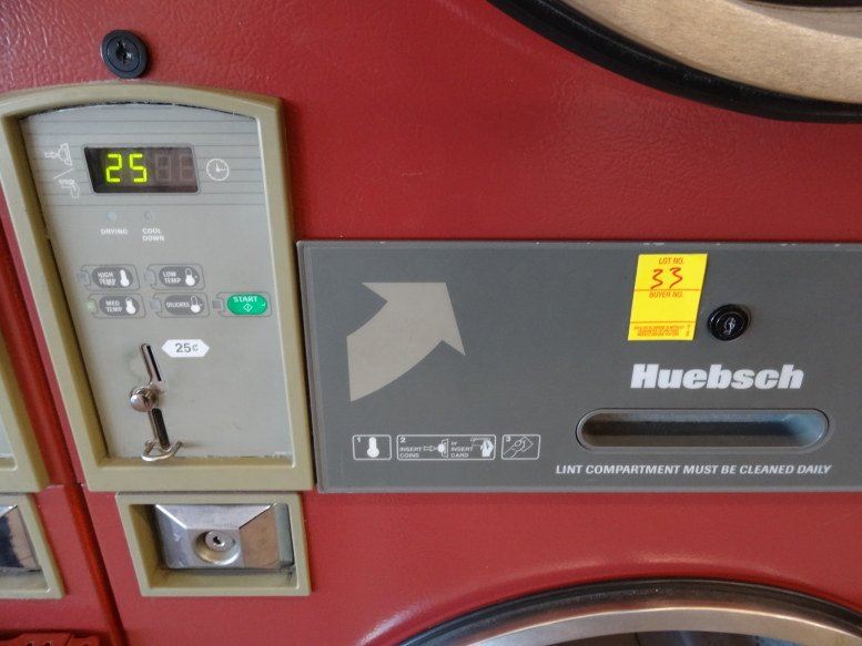 Huebsch HTT30NBCB2G2W01 30 Lb. Capacity Double Stack Dryer ID 7/8