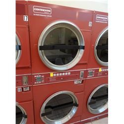 Continental #DL2X30CGQA 30 Lb. Capacity Double Stack Dryer ID #19/20