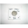 Image 1 : 1887 *RARE KEY DATE* LIBERTY "V" NICKEL RED BOOK VALUE $15.00+ *NICE EARLY GOOD GRADE*!!