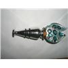 Image 1 : RARE VERY OLD VINTAGE WINE/WHISKEY BOTTLE STOPPER WITH HAND BLOWN ART GLASS TOPPER!! BOTTLE STOPPER