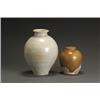 Image 1 : Property of Various Owners Two Chinese Glazed Pottery Jars Tang Dynasty (618-907)<b...