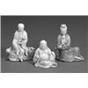 Image 1 : Group of Three Chinese White Glazed Figures of Guanyin and the Buddha Early 20th Century Co...