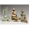 Image 1 : Group of Five Southeast Asian Bronze and Copper Alloy Figures of the Buddha and a Lama 19th-20...