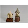 Image 1 : Two Tibetan Gilt Bronze Figures of Deities 18th Century The first depicting Navatmaka Heruk...