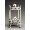 Image 1 : Indian Nickel Plated Brass Shrine 19th Century 20-1/2 x 9 x 9 in (52.1 x 22.9 x 22.9 cm)<br...