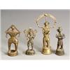Image 1 : Group of Four Bastar Bronze Figures of Shiva 19th Century Height of tallest: 9-1/2 in (24.1...