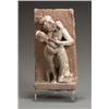 Image 1 : Indian Red Sandstone Stele of Shiva and Parvati 12th-13th Century Height: 14-1/2 in (36.8 c...