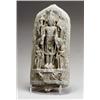 Image 1 : Pala Style Gray Schist Stele of Vishnu 20th Century Height: 21 in (53.3 cm) $400 - $600...