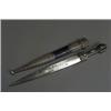 Image 1 : Property from the Estate of Ute Ilse Weatherall Caucasian Niello Silver Mounted Dagger...