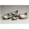 Image 1 : Group of Four Ottoman Tinned-Copper Crescent-Form Hanging Lamps Circa 1900 Two lacking chai...