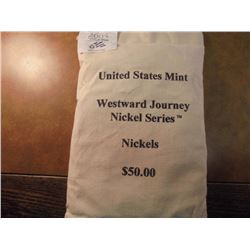 MINT SEALED $50 BAG OF 2005-D BISON NICKELS UNC ORIGINAL US MINT PACKAGING