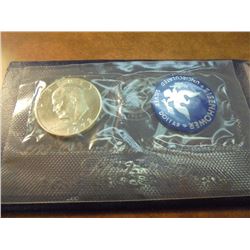 1972-S  IKE SILVER DOLLAR UNCIRCULATED (BLUE PACK)