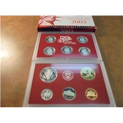 2003 US SILVER PROOF SET (WITH BOX)