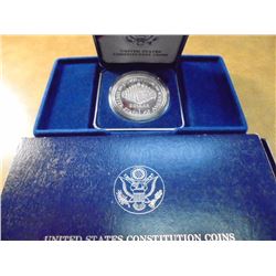 1987-S US CONSTITUTION PROOF SILVER DOLLAR ORIGINAL US MINT PACKAGING