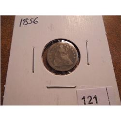 1856 SEATED LIBERTY HALF DIME