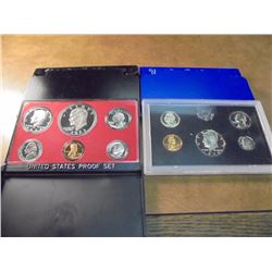 1972 & 1973 US PROOF SETS (WITH BOXES)