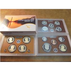 2015 US PROOF SET (WITH BOX) 14 PIECES INCLUDES PRESIDENTIAL DOLLARS