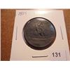 Image 1 : 1854 BANK OF UPPER CANADA  HALF PENNY TOKEN